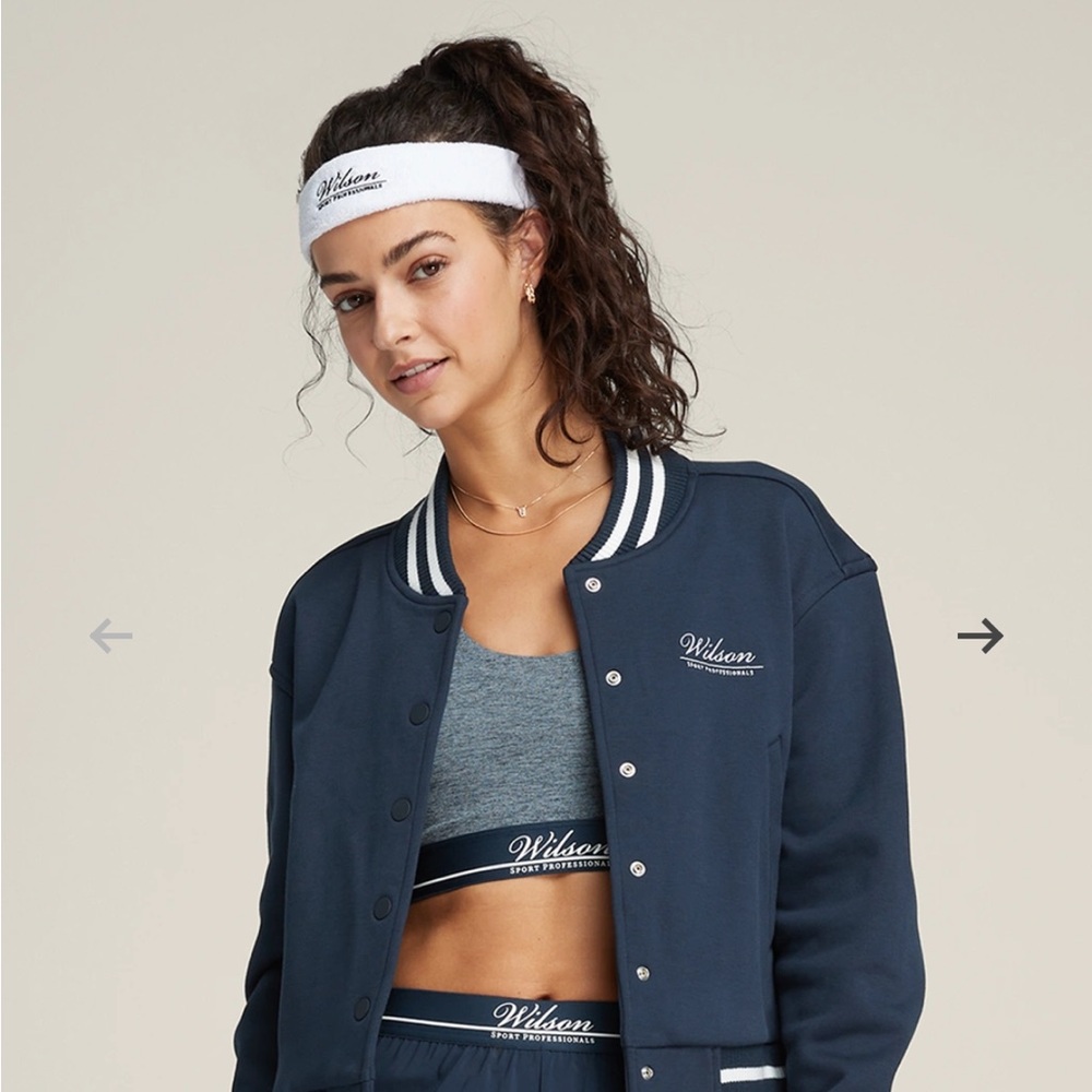 Wilson Women's Hudson Cropped Varsity Bomber